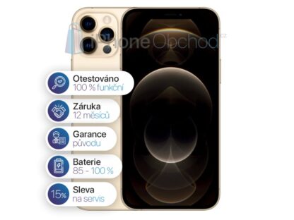 iPhone 12 Pro 128GB Gold - Obrázek 7