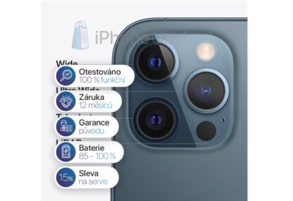 iPhone 12 Pro MAX 128GB Pacific Blue - Obrázek 4