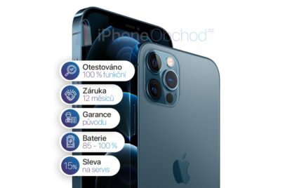 iPhone 12 Pro MAX 128GB Pacific Blue - Obrázek 3