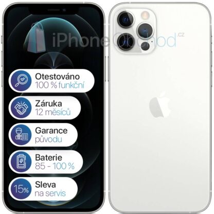 iPhone 12 Pro MAX 128GB Silver - Obrázek 6