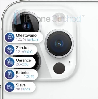 iPhone 13 Pro 256GB silver - Obrázek 3