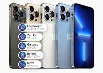 iPhone 13 Pro MAX 256GB gold - Obrázek 2