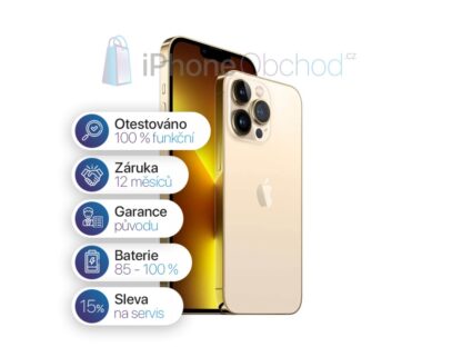iPhone 13 Pro MAX 256GB gold - Obrázek 4